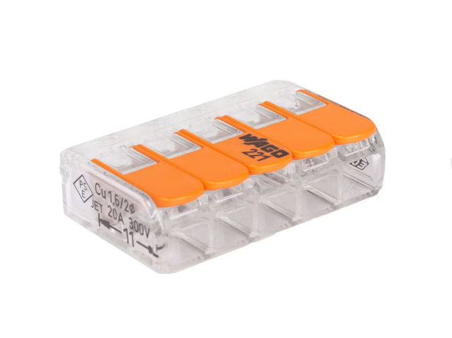 Set 10 Cleme WAGO 5 Poli 221-415