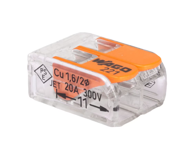 Set 10 Cleme WAGO 2 Poli 221-412