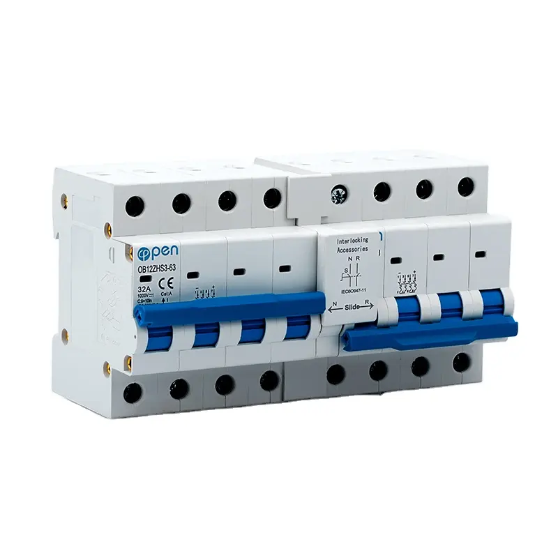 Comutator Manual de Transfer 8P (4P+4P) 32A 1000V