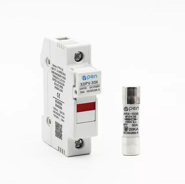 Siguranță Fuzibilă Ultrarapidă cu Soclu 10x38mm 25A 1000 VDC