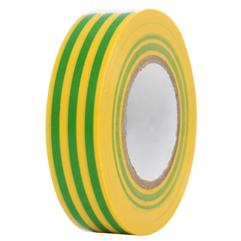 Bandă Izolatoare Galben-Verde 19mm x 10m