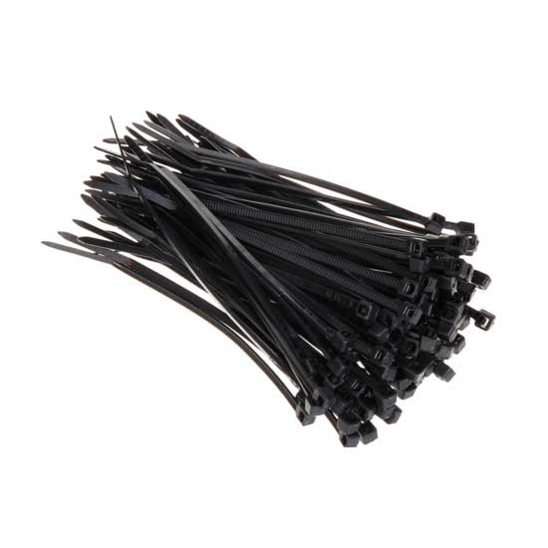 Coliere Negre 200X2.5, 100 Buc